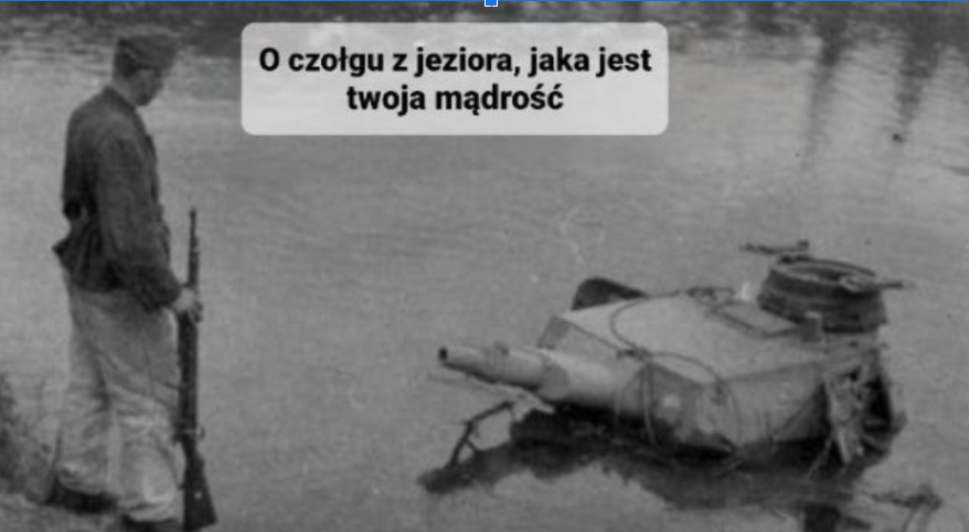 Czołg z jeziora